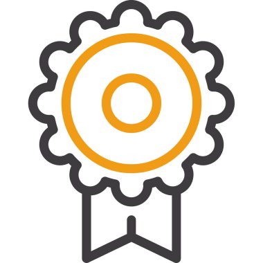 Rozet. Web simgesi basit illüstrasyon