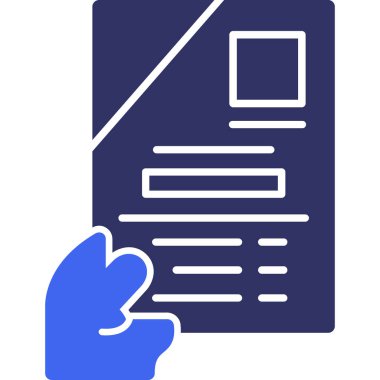 Belgenin vektör illüstrasyonu