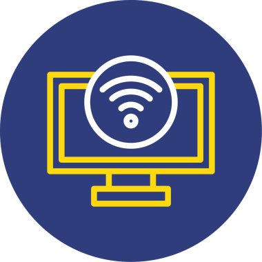 wifi vektör simgesi modern basit tasarım illüstrasyonu