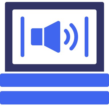 Müzik. Web simgesi basit tasarım