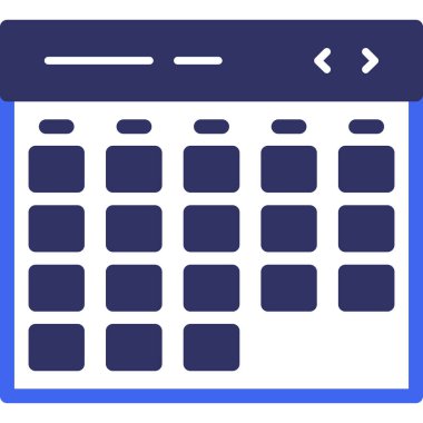 trend biçimi izole edilmiş arkaplanda takvim simgesini ayarla