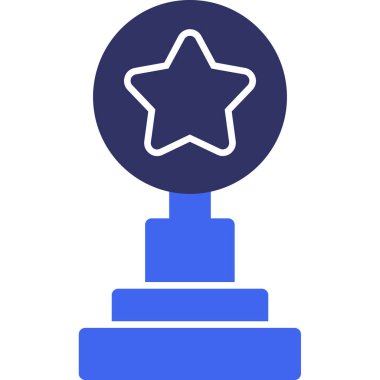 Yıldız simgesi. vektör illüstrasyonu