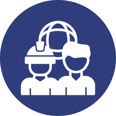 Vr. Web simgesi basit illüstrasyon