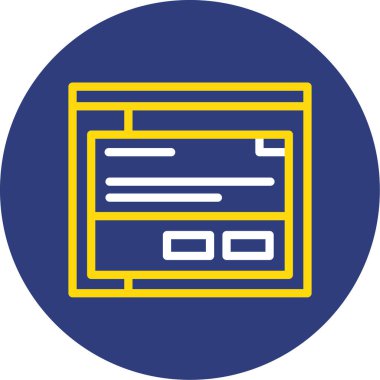 Belge simgesinin vektör illüstrasyonu