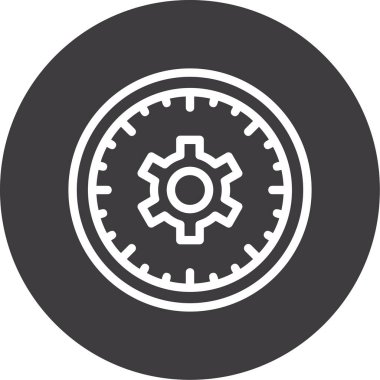 vector settings icon illustration