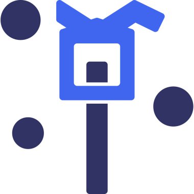 Yol işaretinin basit vektör çizimi