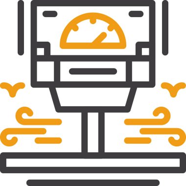 yemek kafe menü simgesi - taslak biçimi