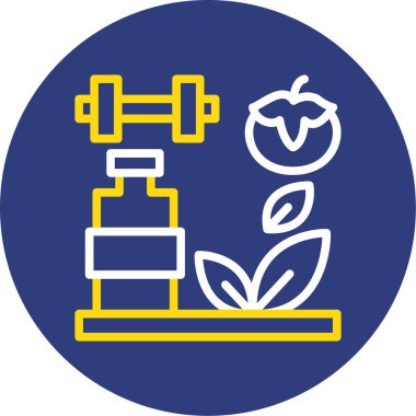 Gıda simgesinin vektör illüstrasyonu