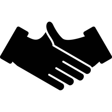 El sıkışma simgesi vektör illüstrasyonu