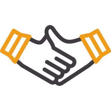 Anlaşma simge vektör çizim