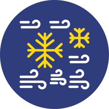 Kar Tanesi ikonu. Web için basit kar vektörü simgeleri çizimi