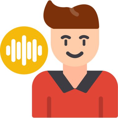 avatar çocuk simgesi düz stil