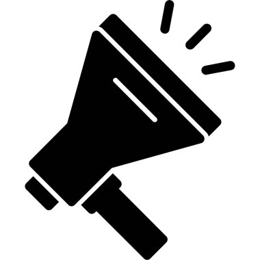 Hoparlör simgesi, vektör illüstrasyonu