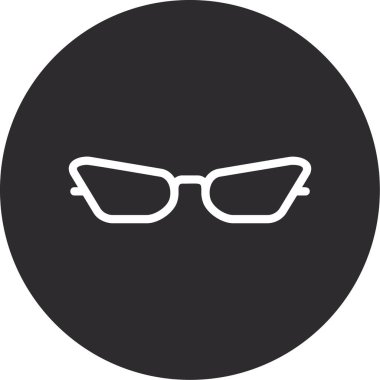 gözlük vektör simgesi modern basit tasarım