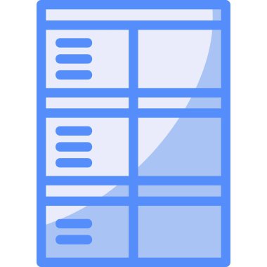 Takvim. Web simgesi basit illüstrasyon