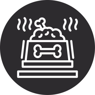 yiyecek vektörü illüstrasyonu, simge ögesi