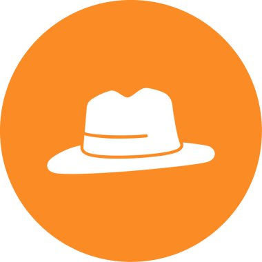 Şapka. Web simgesi basit illüstrasyon