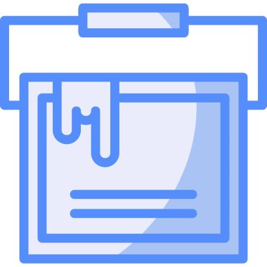 Pano. Web simgesi basit illüstrasyon