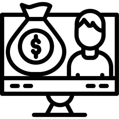 para simgesi vektör illüstrasyonu