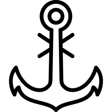 çapa web simgesi, vektör çizim