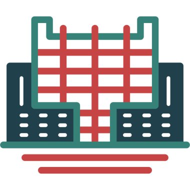 Modern bir simgenin vektör illüstrasyonu