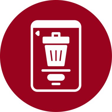 Eşsiz Geri Dönüşüm Vektörü Kabartma Simgesi