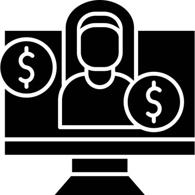 para simgesi vektör illüstrasyonu