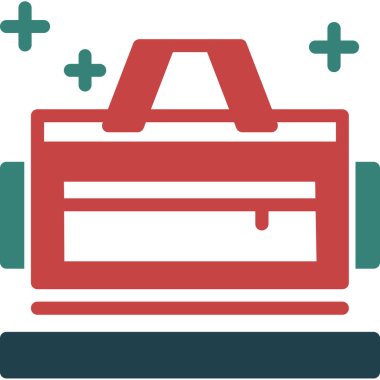 Tıbbi ve sağlık ikonu, vektör illüstrasyon