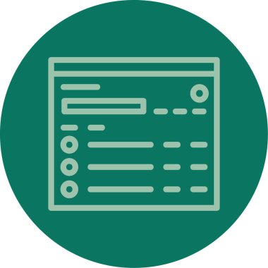 Seo simgesinin vektör illüstrasyonu