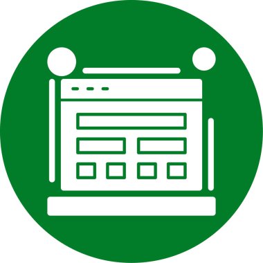 seo modern simgesinin vektör illüstrasyonu