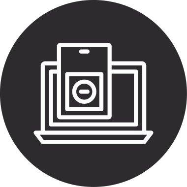 Modern simgenin vektör illüstrasyonu