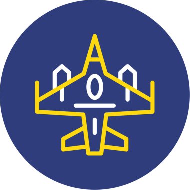 Askeri simgenin vektör illüstrasyonu