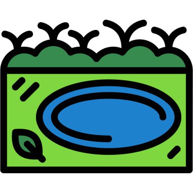 Yemek. Web simgesi basit illüstrasyon