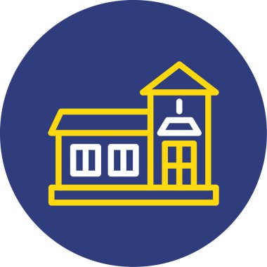 Ev. Web simgesi basit illüstrasyon