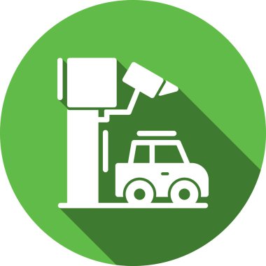 Gözetim düz vektör simgesi