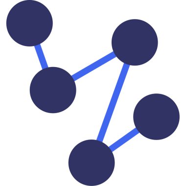 şebeke. Web simgesi basit illüstrasyon