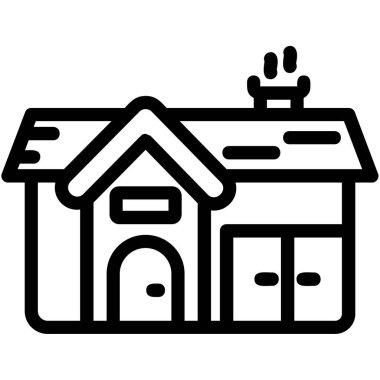 ev simgesi vektör illüstrasyonu