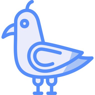 Kuş kuşu simgesi - taslak biçimi