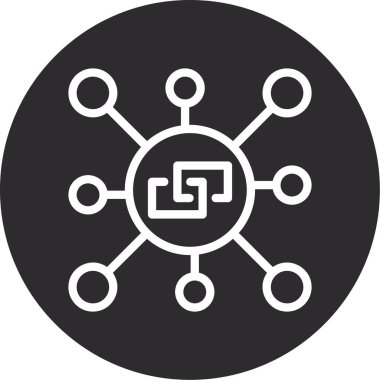 seo modern simgesinin vektör illüstrasyonu