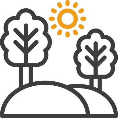 Güneş Simgesi Vektör illüstrasyonu