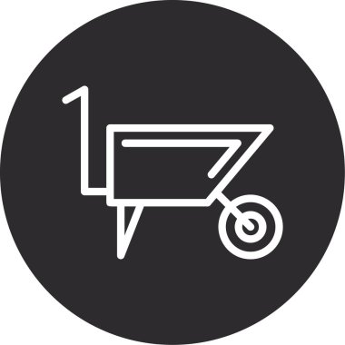 Sepet ikonu vektör illüstrasyonu