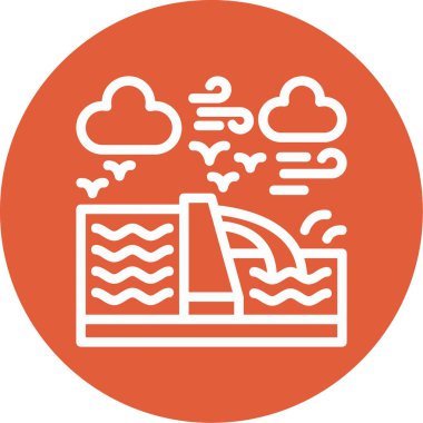 Güzel bulut. vektör illüstrasyonu