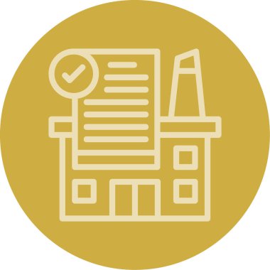 Kontrol listesi simgesi vektör illüstrasyonu