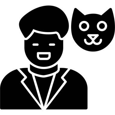 avatar simgesi vektör illüstrasyonu