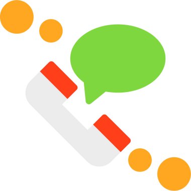 konuşma balonu simgesi, vektör illüstrasyonu