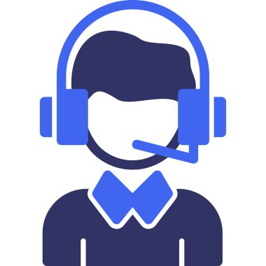 Müşteri servisi. Basit resimleme