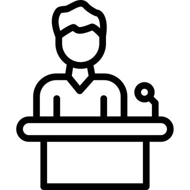 yönetici çalışan yönetici simgesi, özet biçimi