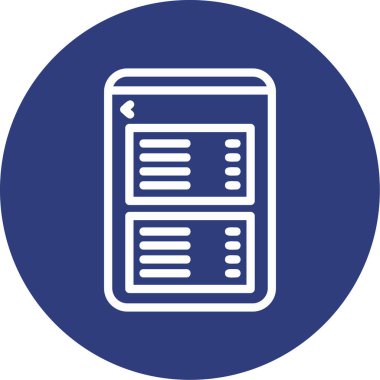 kitap web simgesi vektör illüstrasyonu