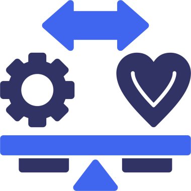 kalp aşk web simgesi basit tasarım