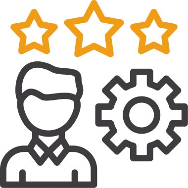 Müşteri değerlendirme simgesi. Web için müşteri denetleme vektör simgelerinin özet çizimi